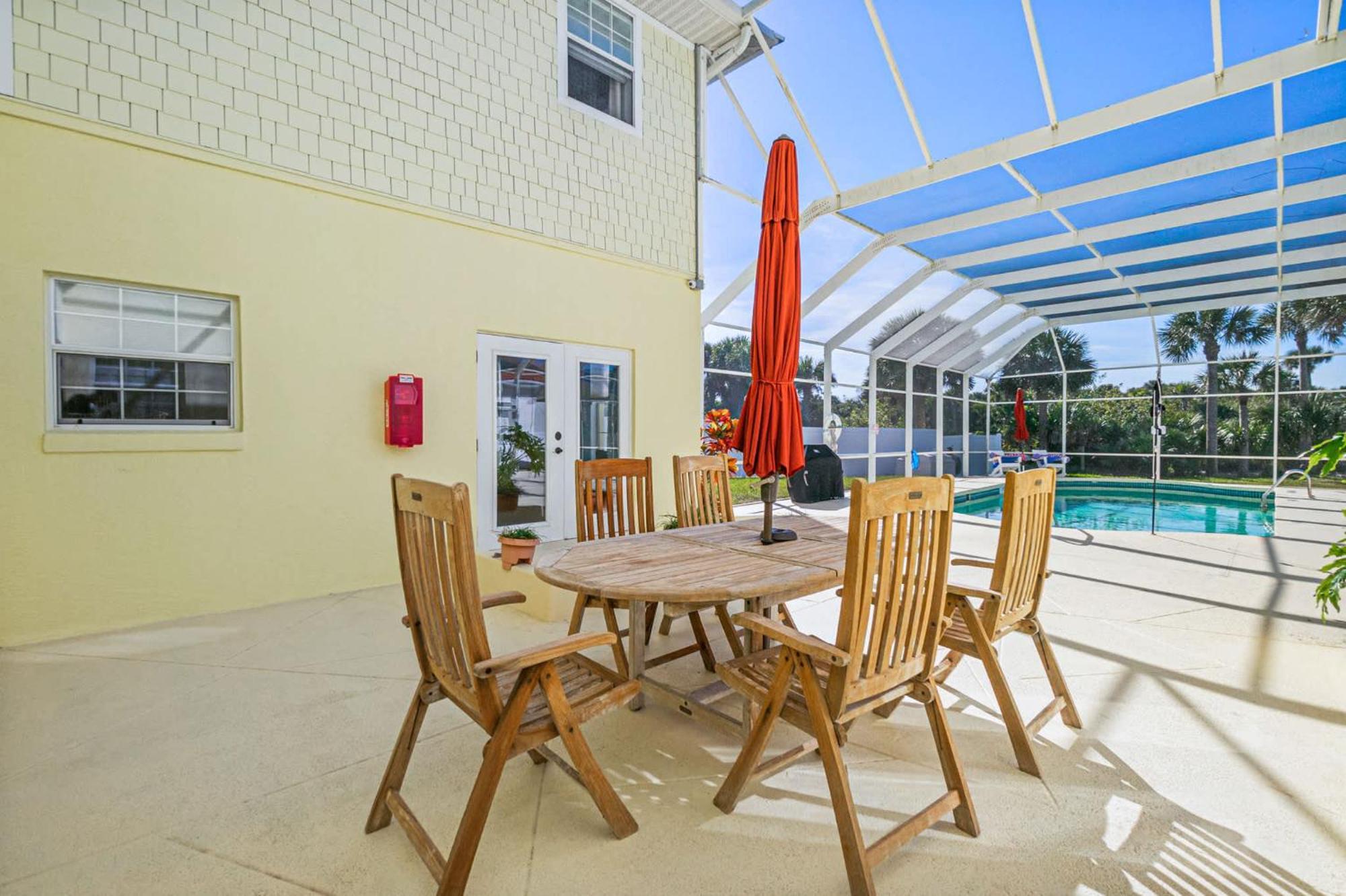 Flagler Beach Bed And Breakfast Pool Bbq Suite ภายนอก รูปภาพ