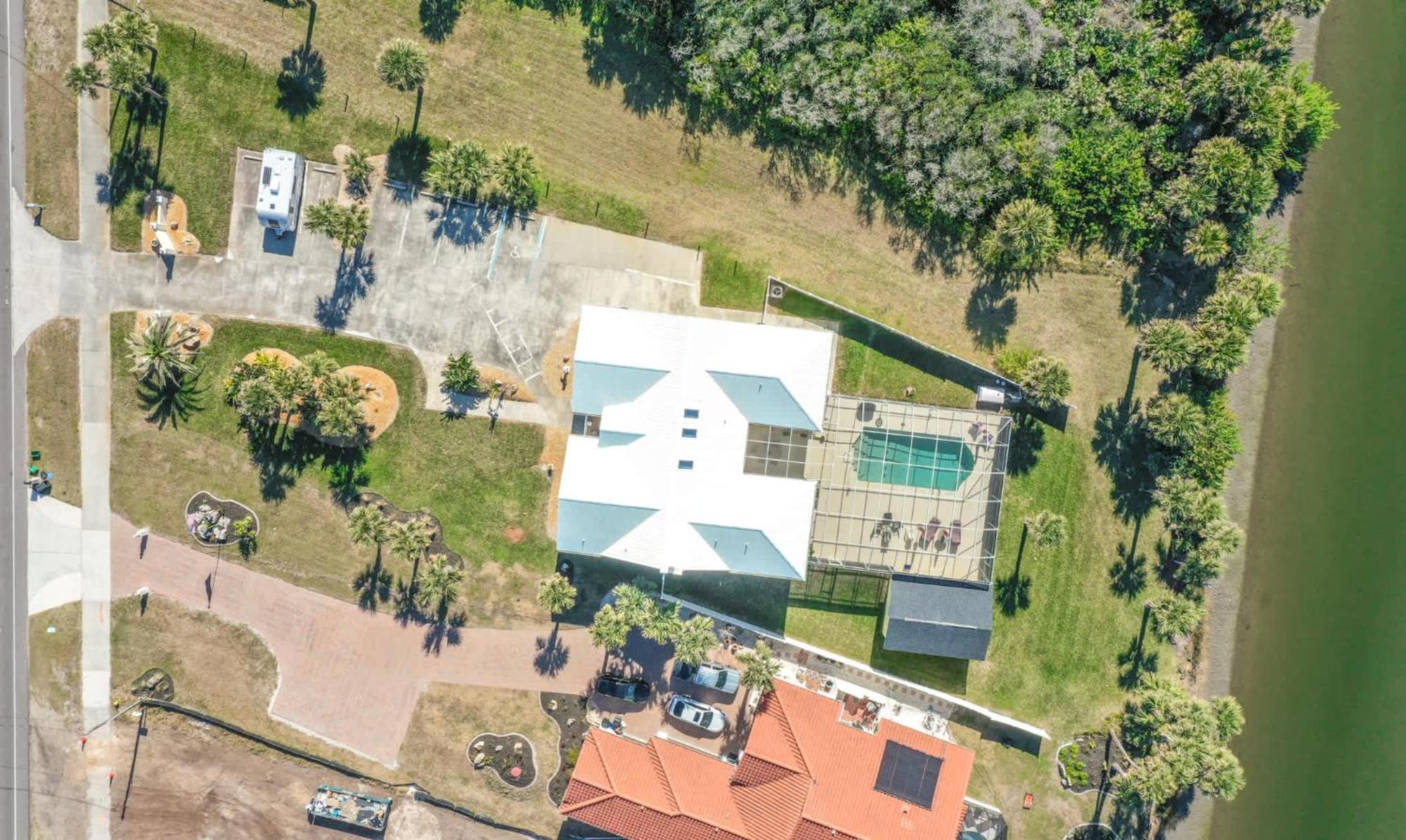 Flagler Beach Bed And Breakfast Pool Bbq Suite ภายนอก รูปภาพ